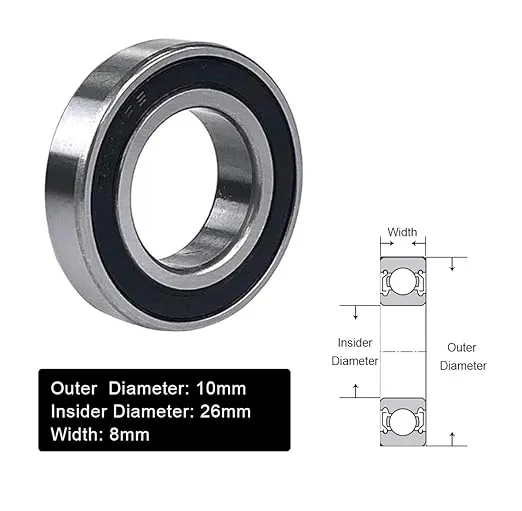6018-Deep-Groove-Ball-Bearing-Open-Standard-Cage-Normal-Clearance-90mm-Bore-140mm-Od-24mm-Width