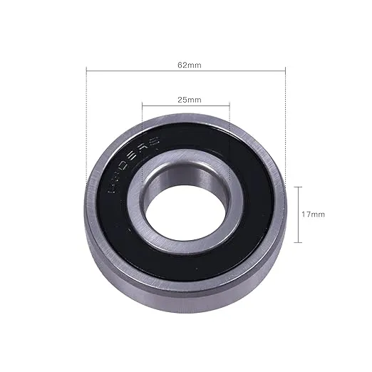 6305-2RS-Zz-Deep-Groove-Ball-Bearings-Z4-25mm-X-62mm-X-17mm-Double-Shielded-Chrome-Steel-2PCS
