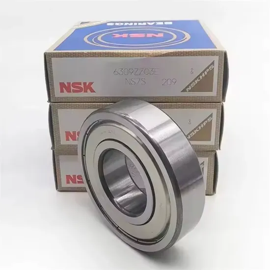 NSK 6309ZZ DDU Deep Groove Ball Bearing 45x100x25mm Factory Price. High-quality bearing with deep groove design, ideal for high-speed applications. Durable, reliable, and available at factory direct prices for industrial use.