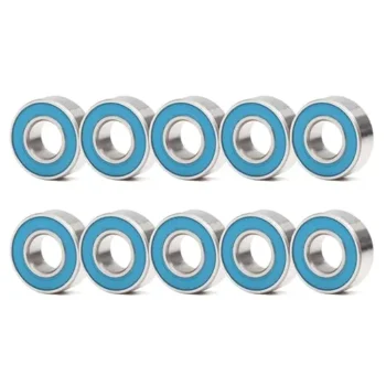 MR115-2RS Ball Bearing 5X11X4mm Precision 10PCS. High-precision bearings for smooth rotation. Ideal for machinery, equipment. Durable, reliable performance. Perfect replacement parts.