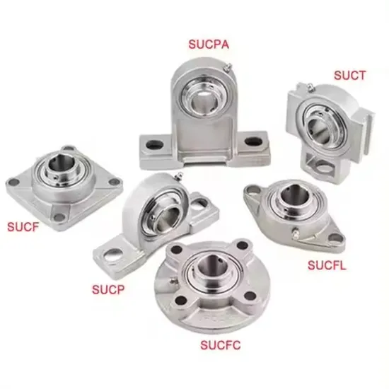 Good-Quality-Suct-Series-for-Food-Industry-Suct204-Suct205-Suct206-Stainless-Steel-Pillow-Block-Bearings