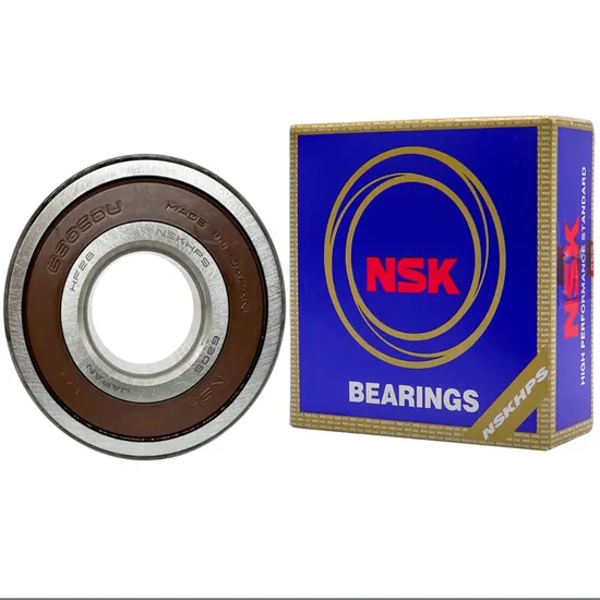 NSK-6305DDU-6305-2RS-25X62X17mm-Pressed-Steel-Cage-Normal-Clearance-Deep-Groove-Ball-Bearings