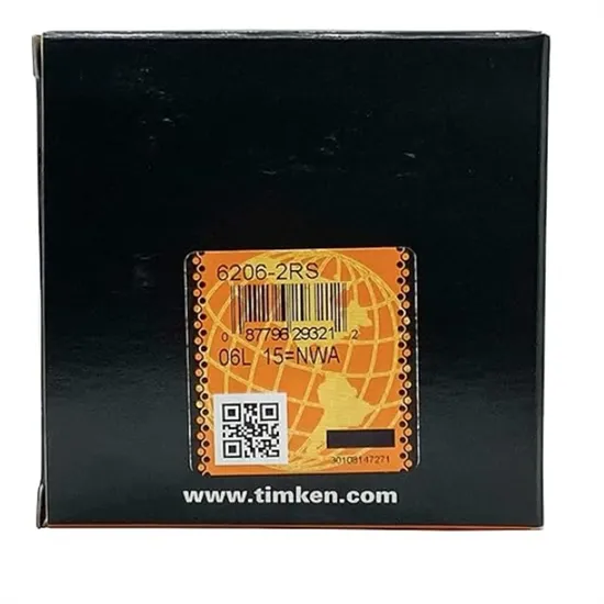 Timken-6206-2RS-2pack-Double-Rubber-Seal-Bearings-30X62X16mm-Pre-Lubricated-and-Stable-Performance-and-Cost-Effective-Deep-Groove-Ball-Bearing