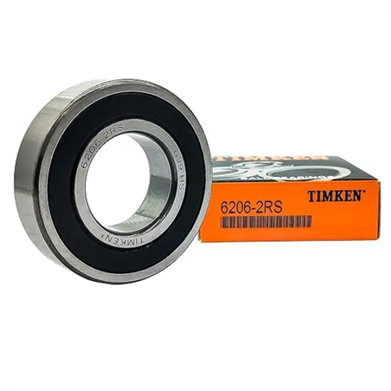 Timken 6206 2RS Bearings 30X62X16mm Factory Price Pre-Lubricated high-quality bearings with precise dimensions ideal for various machinery ensuring smooth operation and long life at factory direct prices