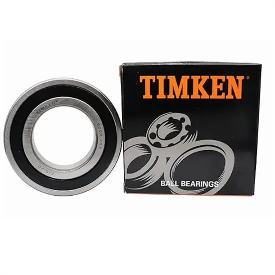 Timken 6209 2RS Bearings 45X85X19mm Factory Price Pre-Lubricated. High-quality, pre-lubricated bearings with 45x85x19mm size. Ideal for industrial machinery, ensuring smooth operation and long service life at factory direct prices.
