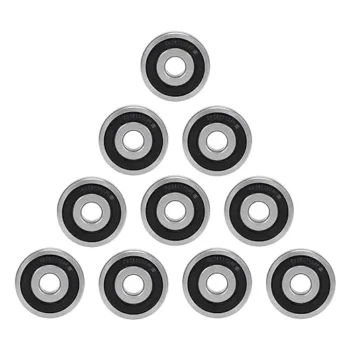 Zju 10PCS 6300RS Deep Groove Ball Rolling Bearing 6300-RS 6300RS 10 * 35 * 11mm 10 * 35 * 11 P6 C3 Bearing Steel Material - Deep Groove Ball Bearing