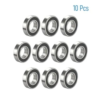 Zju 6906-2RS 10 PCS Deep Groove Ball Bearing 30*47*9mm Double Black Rubber Sealed Ball Bearing Chrome Steel P0 Z4 Bearing for Industrial Machine, Power Tools - Deep Groove Ball Bearing